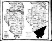 Illinois Geological Map, Illinois Climatological Map, Edgar County 1870